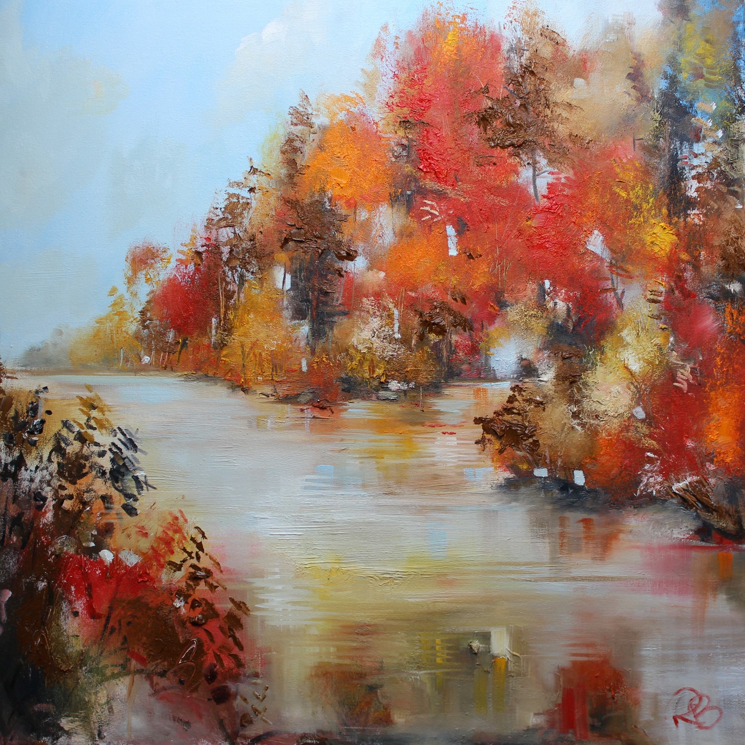 'Sunshine in Autumn' by artist Rosanne Barr